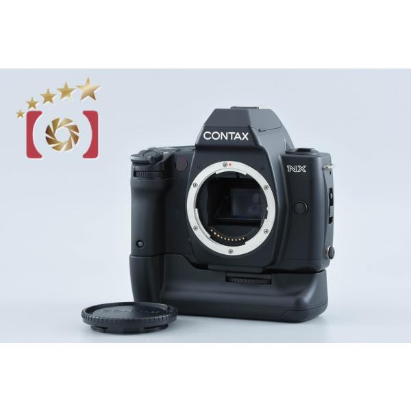 【中古】CONTAX コンタックス NX フィルム一眼レフカメラ + P-10 バッテリーホルダー + D-11 データバック
