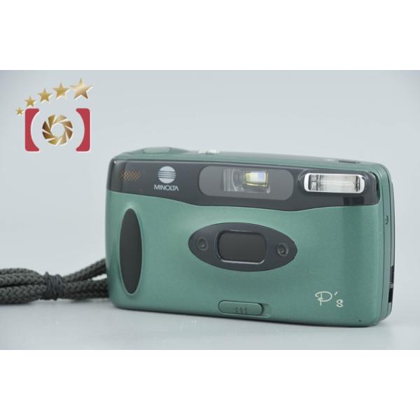 【中古】MINOLTA ミノルタ P's グリーン パノラマフィルムカメラ