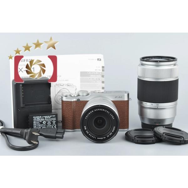 FUJIFILM X-A1 望遠ズームレンズセット FUJIFILM（フジフイルム） 【中古】FUJIFILM 富士フイルム X-A1 ダブル