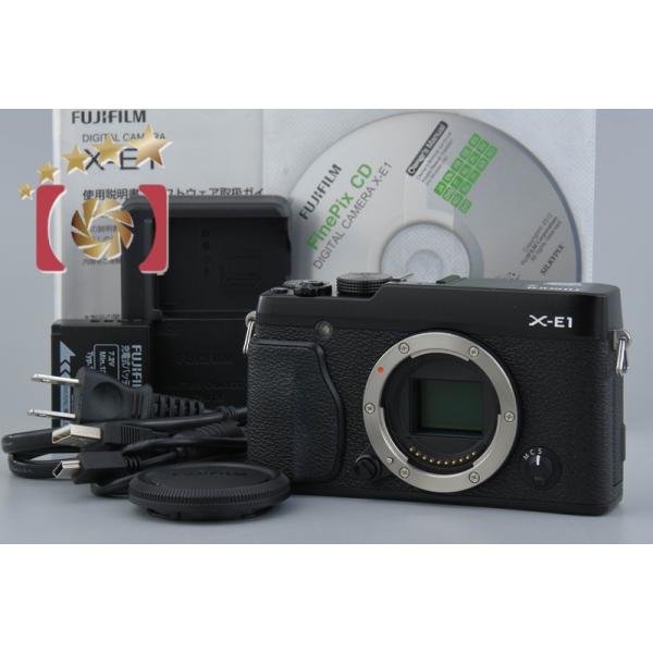 FUJIFILM 【中古】FUJIFILM 富士フイルム X-E1 ブラック ミラー FUJIFILM 【中古】FUJIFILM 富士フイルム X-E1 ブラック ミラー