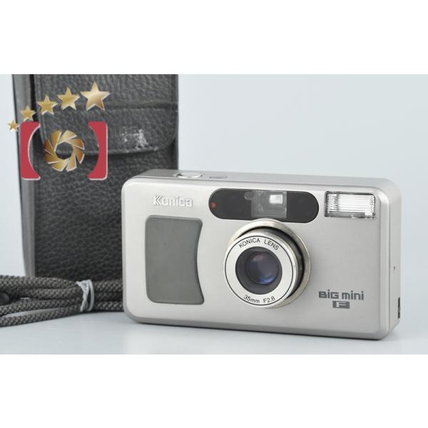 コニカ KONICA Big mini F フィルム コンパクトカメラ 【中古】 中古】KONICA コニカ BIG mini F シルバー コンパクトフィルム