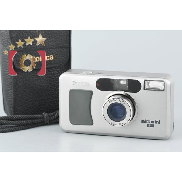 コニカ KONICA Big mini F フィルム コンパクトカメラ 【中古】 中古】KONICA コニカ BiG mini F シルバー コンパクトフィルム
