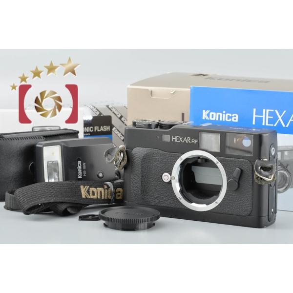 Konica Hexar レンジファインダーカメラ 中古】Konica コニカ HEXAR RF レンジファインダーカメラ 元箱