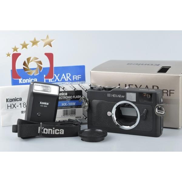 【完動品】Konica HEXAR Silver ストロボ HX-18W セット five-star-camera_konica-hexar-