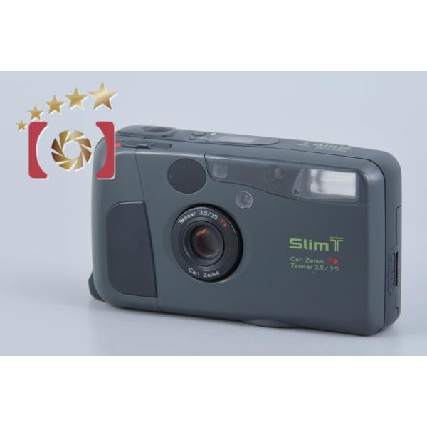 中古】Kyocera 京セラ Slim T グリーン コンパクトフィルムカメラ