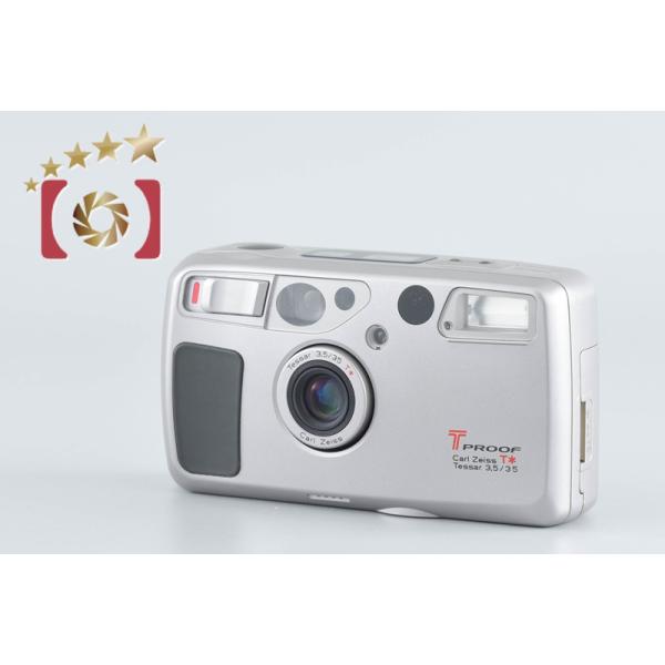 D*k様 京セラ　フィルムカメラ T proof 中古品 完動美品】KYOCERA 京セラ Slim T Carl Zeiss フィルム 中古】Kyocera