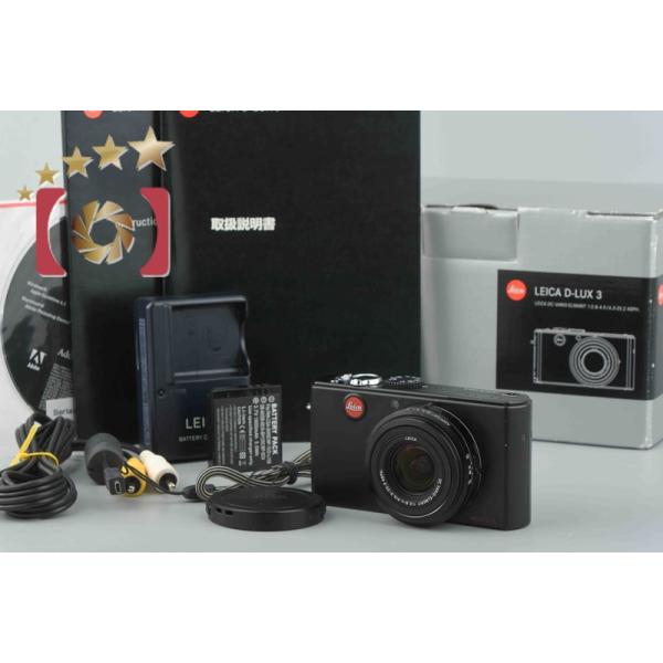 【中古品】ライカ LEICA D-LUX3ブラック レザーケース付き ライカ（Leica） 【中古】Leica D-LUX 3 ブラック コンパクトデジタル