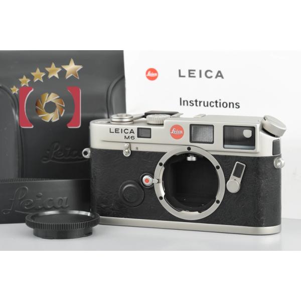【美品中古】LEICA M6 チタン(ライカ本体のみ) ライカ（Leica） 【中古】Leica M6 チタン レンジファインダーフィルム