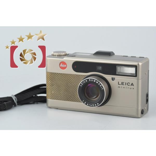ライカ 【中古】Leica minilux DB exclusive コンパクトフィルム ライカ 【中古】Leica minilux DB exclusive コンパクトフィルム