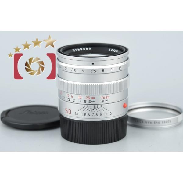 レンズ LEICA SUMMILUX-M 1:1.4/50 ライカ E46 Leica SUMMILUX-M 50mm F1.4 ASPH シルバー E46 6Bit 11892 整備