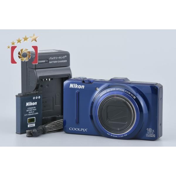 ニコン（Nikon） 【中古】Nikon COOLPIX S9300 ネイビーブルー