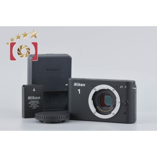 Nikon 1 J1 ミラーレスカメラ ブラック　中古　動作品 ニコン（Nikon） 【中古】Nikon 1 J1 ブラック ミラーレス一眼カメラ