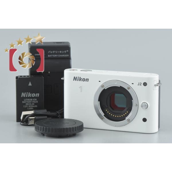 【中古】Nikon ニコン 1 J2 レッド ミラーレス一眼カメラ シャッター回数僅少 five-star-camera_nikon-1-j2-wh