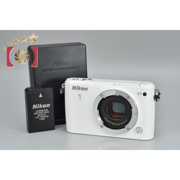ニコン（Nikon） 【中古】Nikon 1 S1 ホワイト ミラーレス一眼カメラ 