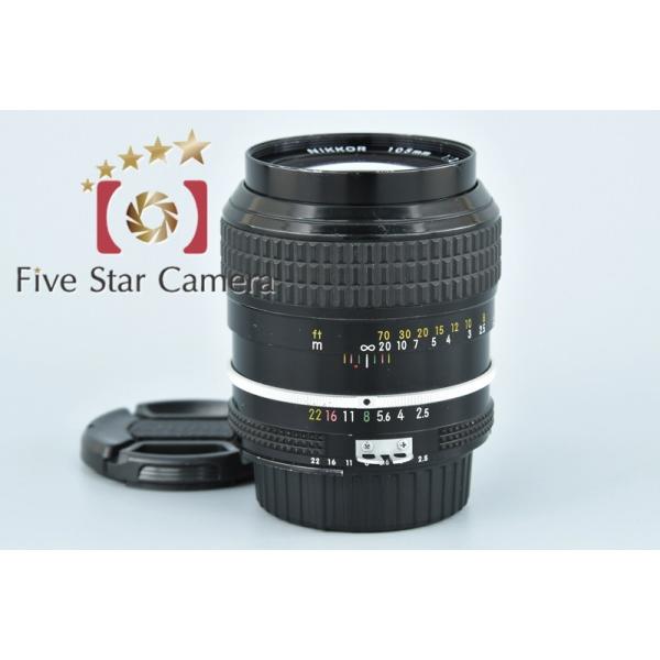 【中古】Nikon Ai 105mm F2.5S Nikon AI Nikkor 105mm F2.5S ABランク 中古｜フジヤカメラ