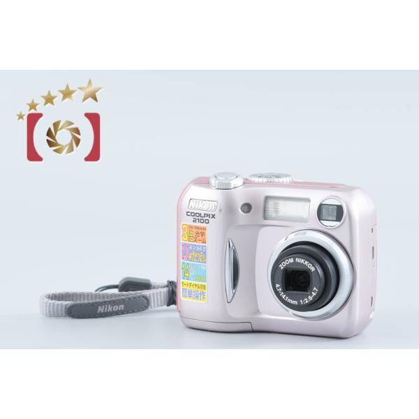 COOLPIX 【中古】Nikon ニコン 2100 ピンク コンパクトデジタル