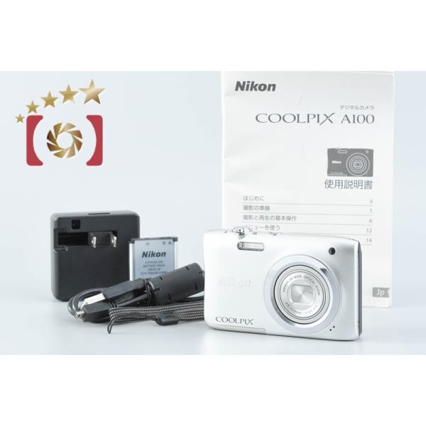 【動作確認済み】Nikon COOLPIX A100 シルバー コンパクトカメラ Nikon Coolpix A100 Digital Camera (Silver)