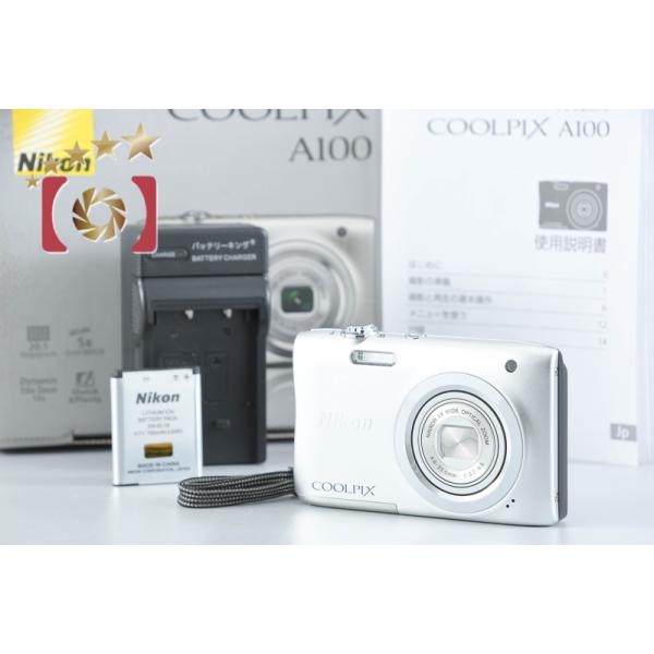 Nikon COOLPIX A100 コンパクトデジタルカメラ【元箱付き】 COOLPIX 【中古】Nikon ニコン A100 シルバー コンパクト