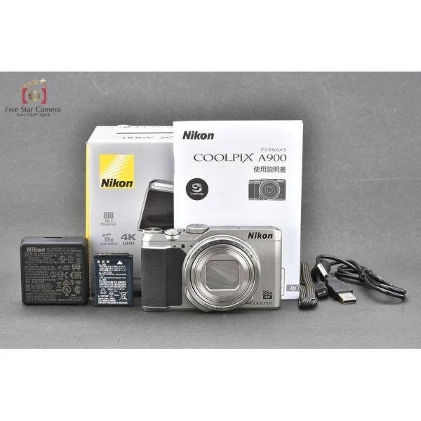 Nikon COOLPIX A900 シルバー　中古美品 COOLPIX 【中古】Nikon ニコン A900 シルバー コンパクト
