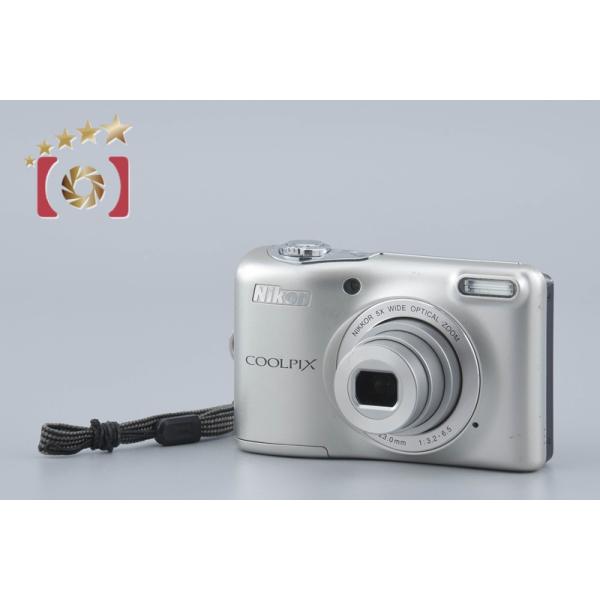COOLPIX 【中古】Nikon ニコン L32 シルバー コンパクトデジタル
