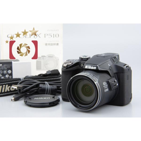 【中古】Nikon ニコン COOLPIX P510 ブラック コンパクトデジタルカメラ