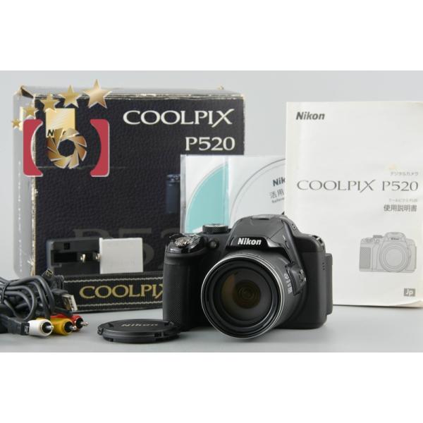 COOLPIX 【中古】Nikon ニコン P520 ブラック コンパクトデジタル