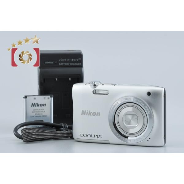 Nikon Coolpix S2900 シルバー コンパクトデジタルカメラ COOLPIX 【中古】Nikon ニコン S2900 シルバー コンパクト