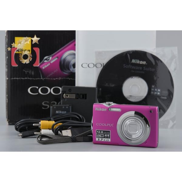COOLPIX 【中古】Nikon ニコン S3000 ビビッドピンク コンパクト