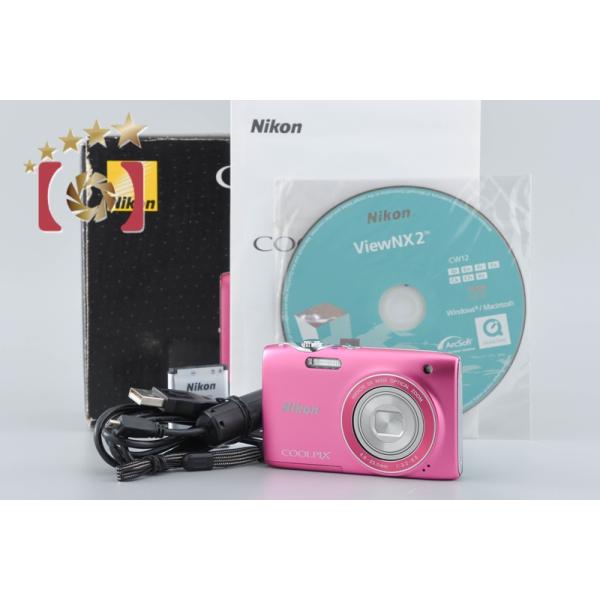 外観美品 Nikon coolpix S3100 ピンク デジタルカメラ 訳あり 外観美品 Nikon coolpix S3100 ピンク デジタルカメラ 訳あり