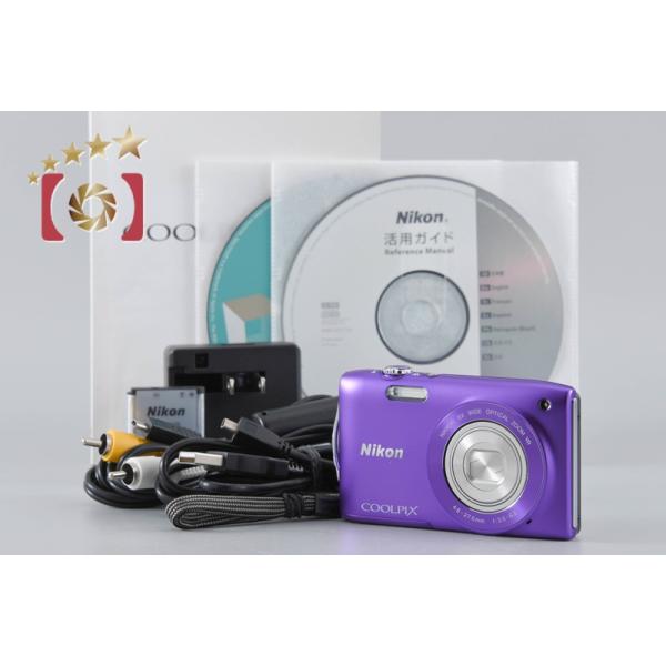 COOLPIX 【中古】Nikon ニコン S3300 ラベンダーパープル