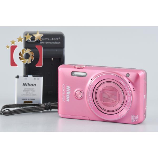Nikon Coolpix S6900 ピンク コンパクトデジタルカメラ 中古 COOLPIX 【中古】Nikon ニコン S6900 グロッシーピンク コンパクト