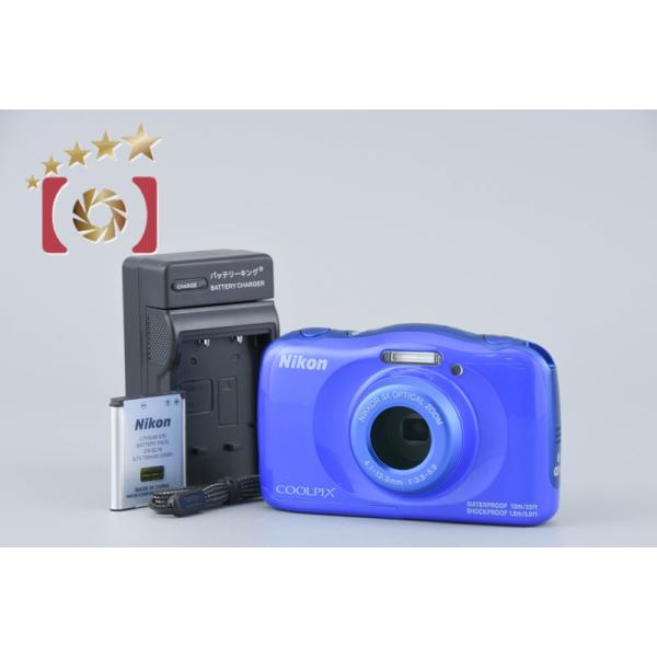 COOLPIX 【中古】Nikon ニコン W150 ブルー コンパクトデジタルカメラ