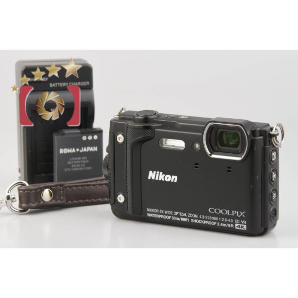 COOLPIX 【中古】Nikon ニコン W300 ブラック コンパクト COOLPIX 【中古】Nikon ニコン W300 ブラック コンパクト