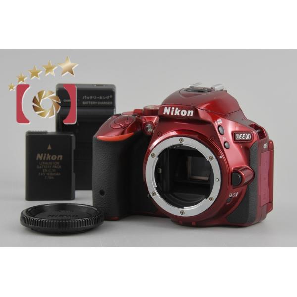 ニコン（Nikon） 【中古】Nikon D5500 レッド デジタル一眼レフカメラ