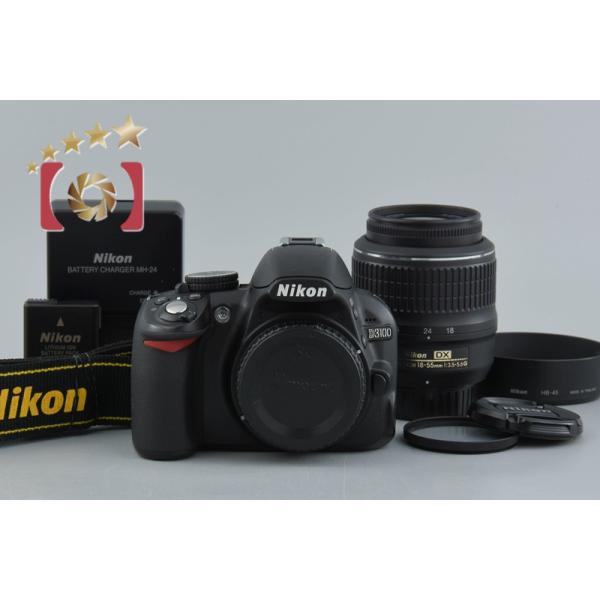 ニコン 【中古】Nikon D3100 18-55 VR レンズキット ブラック ニコン 【中古】Nikon D3100 18-55 VR レンズキット ブラック