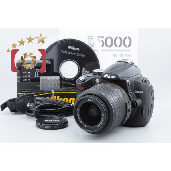【中古】Nikon ニコン D5000 18-55 VR レンズキット シャッター回数僅少 five-star-camera_nikon-d5000-