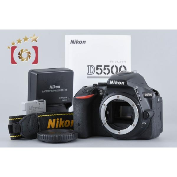 Nikon D5500 デジタル一眼レフカメラ　中古 ニコン（Nikon） 【中古】Nikon D5500 ブラック デジタル一眼レフ