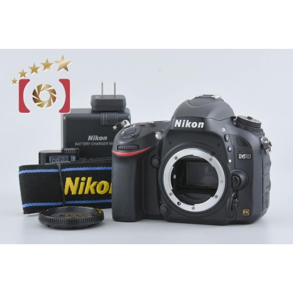 Nikon D610 デジタル一眼レフカメラ 中古 美品 ニコンD ニコン Nikon D610 ボディ デジタル一眼レフ カメラ 中古