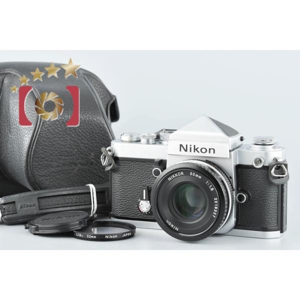【中古】Nikon ニコン F2 アイレベル シルバー + Ai-S NIKKOR 50mm f/1.8