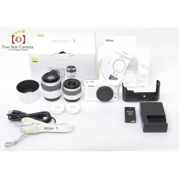 ニコン（Nikon） 【中古】Nikon 1 J2 ホワイト ダブルズームキット