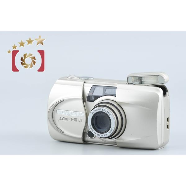 【動作確認済み）OLYMPUS μ[mju:]-III 135 フィルムカメラ オリンパス 【中古】OLYMPUS μ[mju:]-III ミューIII 135