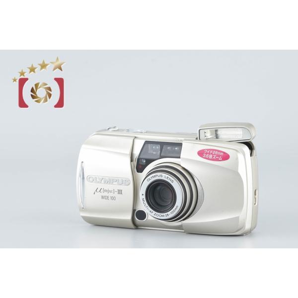 Olympus μ[mju:]-III WIDE 100 コンパクトカメラ 中古】OLYMPUS オリンパス μ[mju:]-III WIDE 100 コンパクト