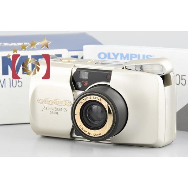 オリンパス 【中古】OLYMPUS μ[mju:] ZOOM 105 DELUXE コンパクト