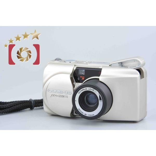 Olympus μ zoom 115 動作確認済 コンパクトフィルムカメラ オリンパス（OLYMPUS） 【中古】OLYMPUS μ[mju:] ZOOM 115 コンパクト