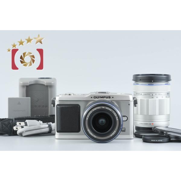 OLYMPUS PEN E-P1 美品 オリンパス ミラーレス OLYMPUS PEN E-P1 レンズキット シルバー