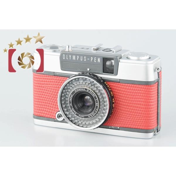 オリンパス（OLYMPUS） 【中古】OLYMPUS PEN EE-2 レッド リザード