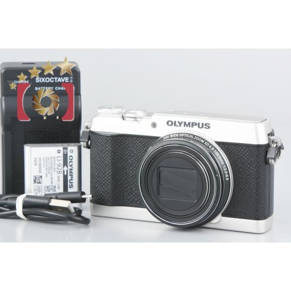 中古】OLYMPUS オリンパス STYLUS SH-3 シルバー コンパクトデジタル
