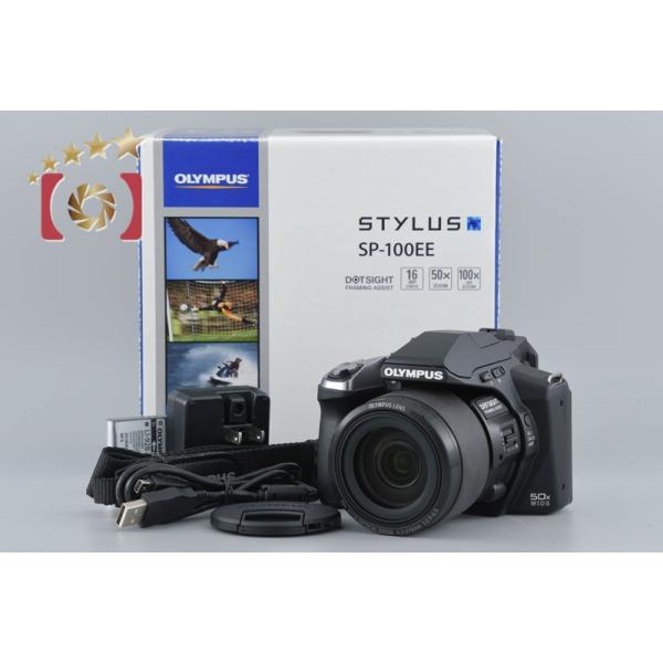 【中古】OLYMPUS オリンパス STYLUS SP-100EE コンパクトデジタルカメラ 元箱付き