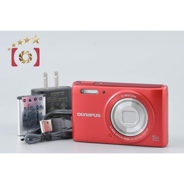 オリンパス（OLYMPUS） 【中古】OLYMPUS STYLUS VG-180 レッド