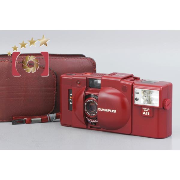 オリンパス 【中古】OLYMPUS XA2 レッド コンパクトフィルム オリンパス 【中古】OLYMPUS XA2 レッド コンパクトフィルム